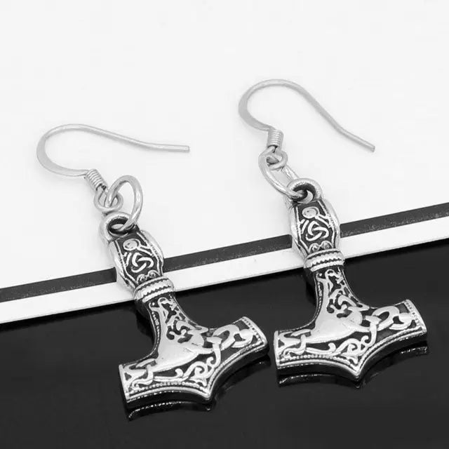 Mjolnir Earrings - Viking Heritage Store