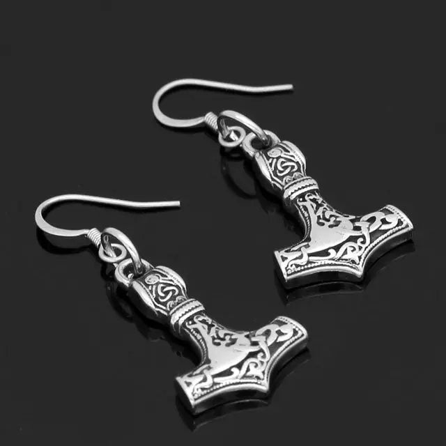 Mjolnir Earrings - Viking Heritage Store