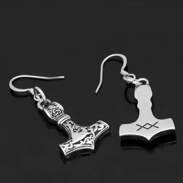 Mjolnir Earrings - Viking Heritage Store