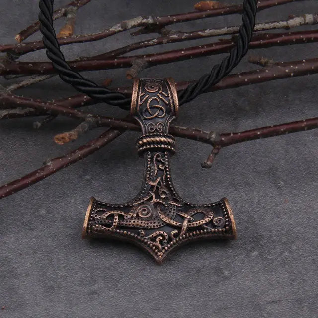 Mjolnir Hammer Necklace - Viking Heritage Store