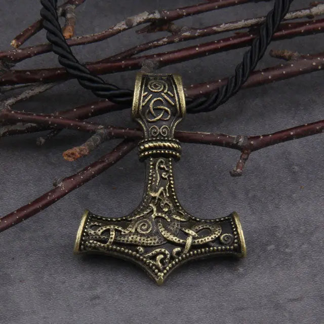 Mjolnir Hammer Necklace - Viking Heritage Store