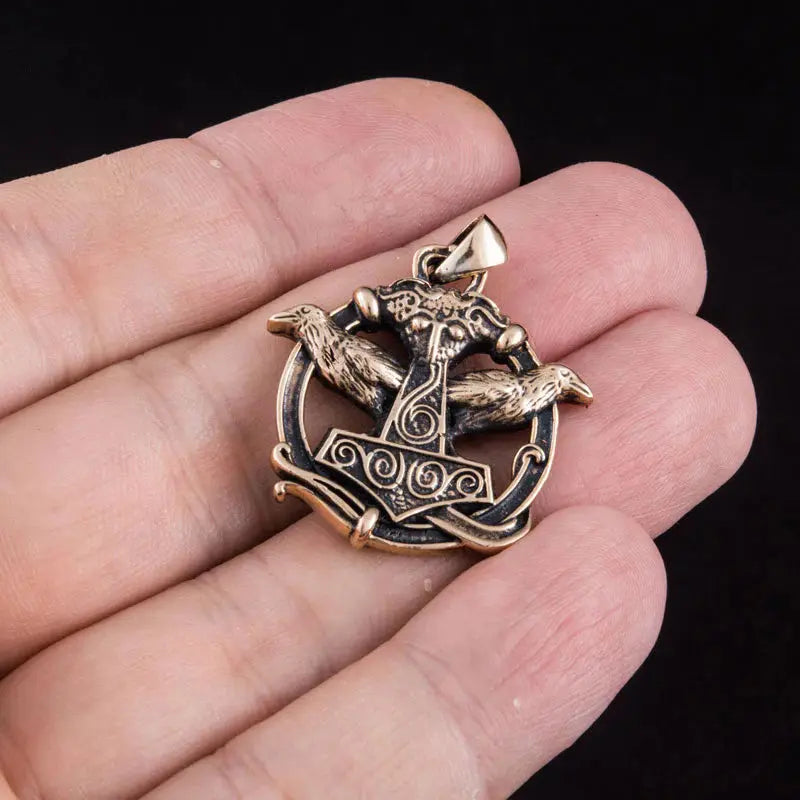 Mjolnir Pendant (Bronze) - Viking Heritage Store