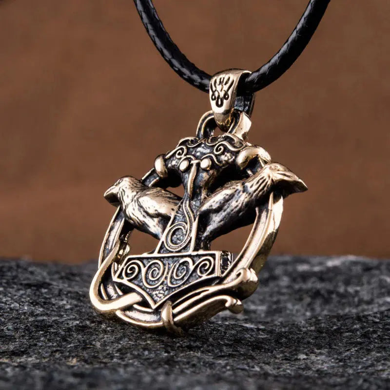 Mjolnir Pendant (Bronze) - Viking Heritage Store