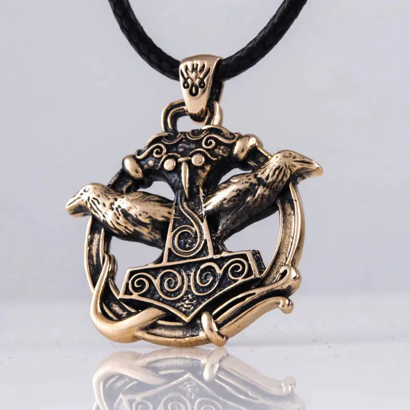 Mjolnir Pendant (Bronze) - Viking Heritage Store