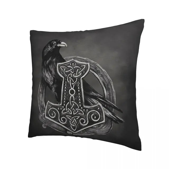 Mjolnir Pillow Case - Viking Heritage Store