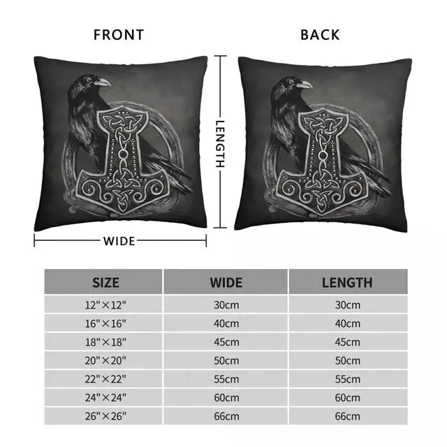 Mjolnir Pillow Case - Viking Heritage Store