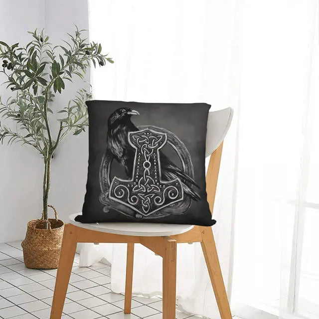 Mjolnir Pillow Case - Viking Heritage Store