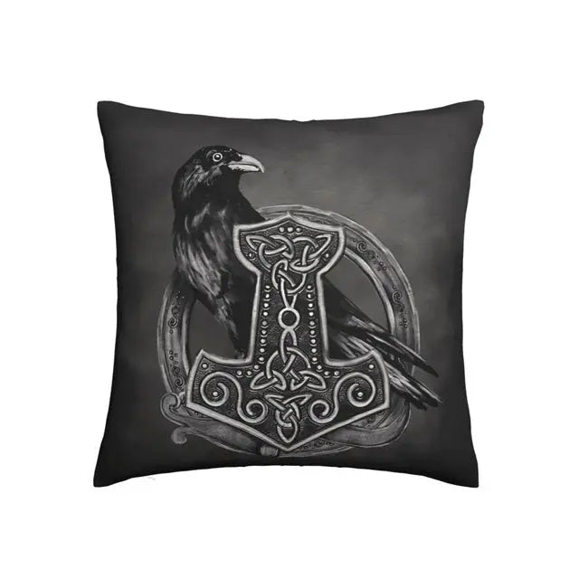 Mjolnir Pillow Case - Viking Heritage Store