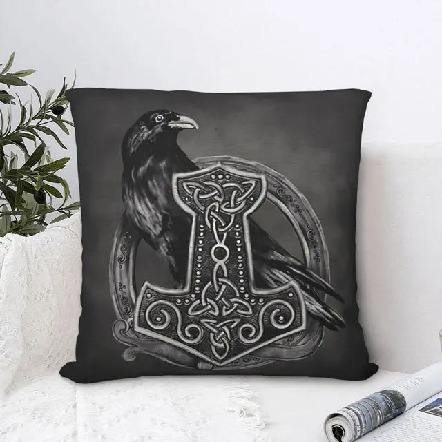 Mjolnir Pillow Case - Viking Heritage Store