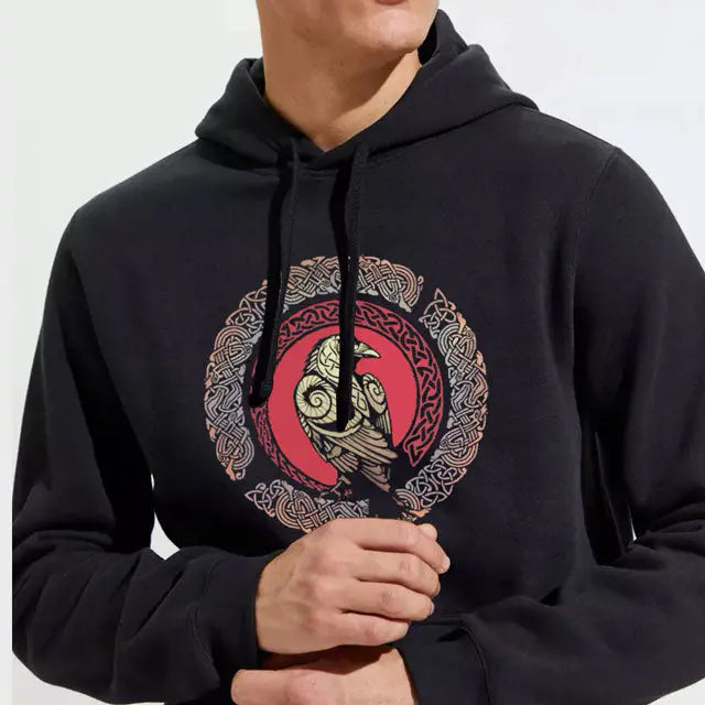 Munin Hoodie - Viking Heritage Store