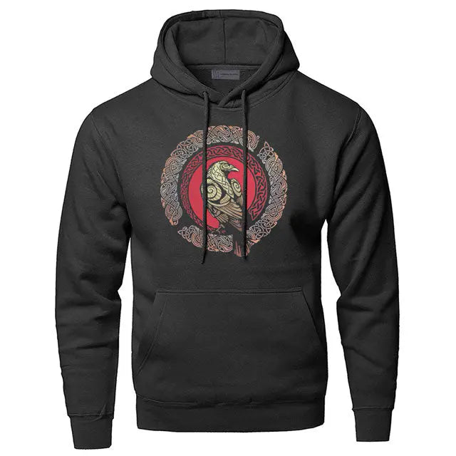 Munin Hoodie - Viking Heritage Store