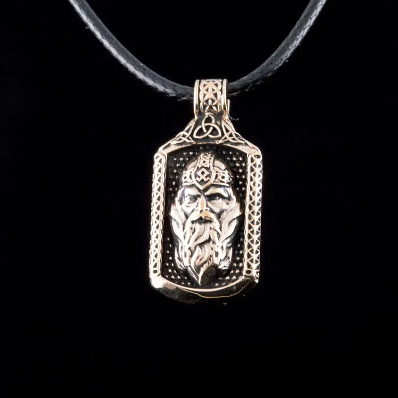 Odin Pendant (Bronze) - Viking Heritage Store