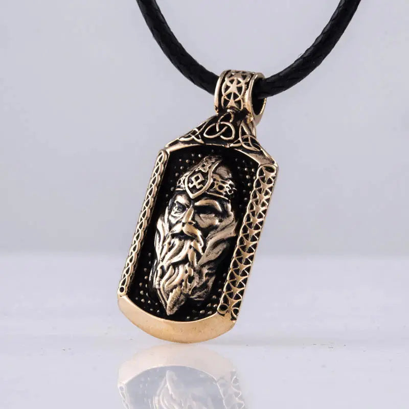 Odin Pendant (Bronze) - Viking Heritage Store