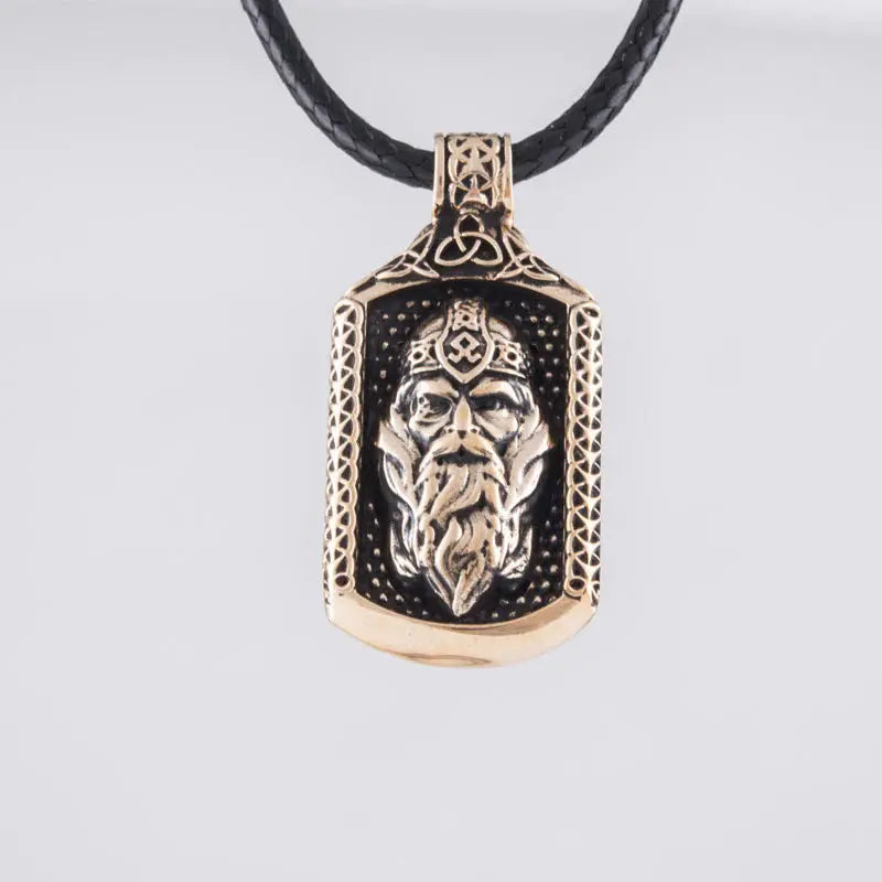 Odin Pendant (Bronze) - Viking Heritage Store