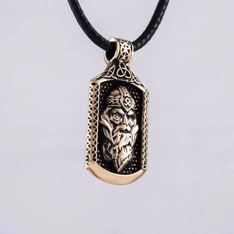 Odin Pendant (Bronze) - Viking Heritage Store