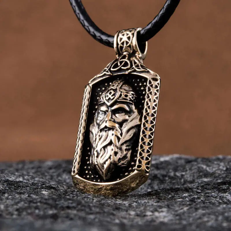 Odin Pendant (Bronze) - Viking Heritage Store