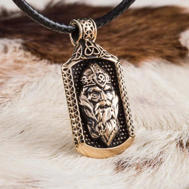 Odin Pendant (Bronze) - Viking Heritage Store