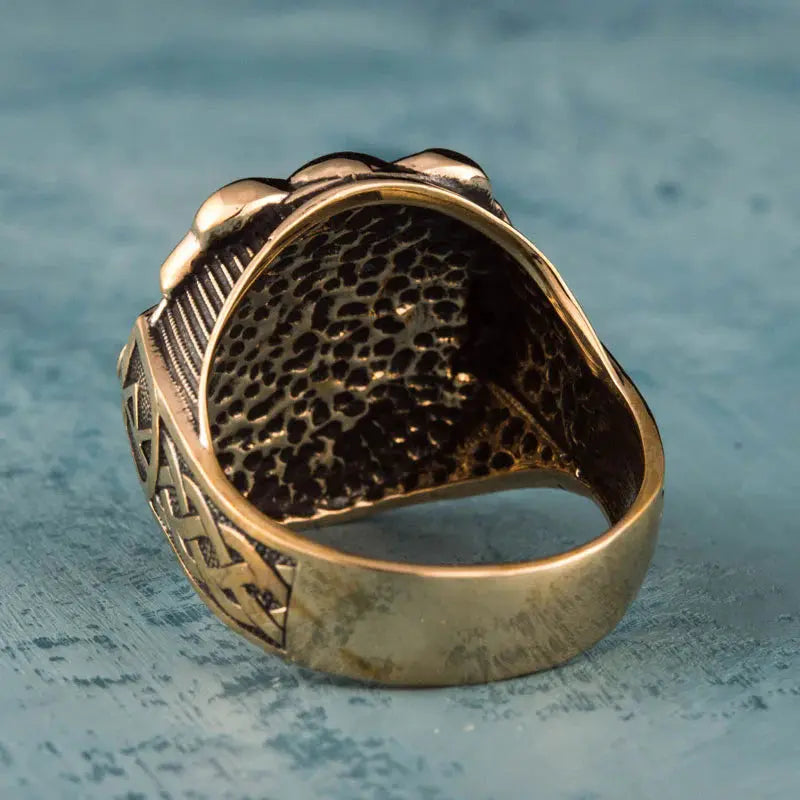 Odin Ring (Solid Bronze) - Viking Heritage Store