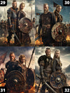 Personalized Viking Couple Portrait Model 6