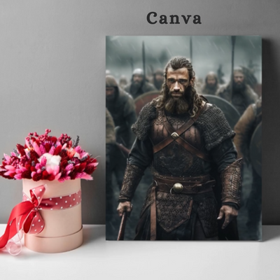 Personalized Portrait - Viking Man-Viking Heritage Store