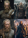 Personalized Viking Man Portrait | From Your Photos