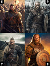 Personalized Viking Man Portrait | From Your pictures