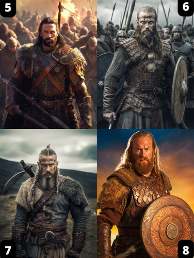 Personalized Viking Man Portrait | From Your pictures