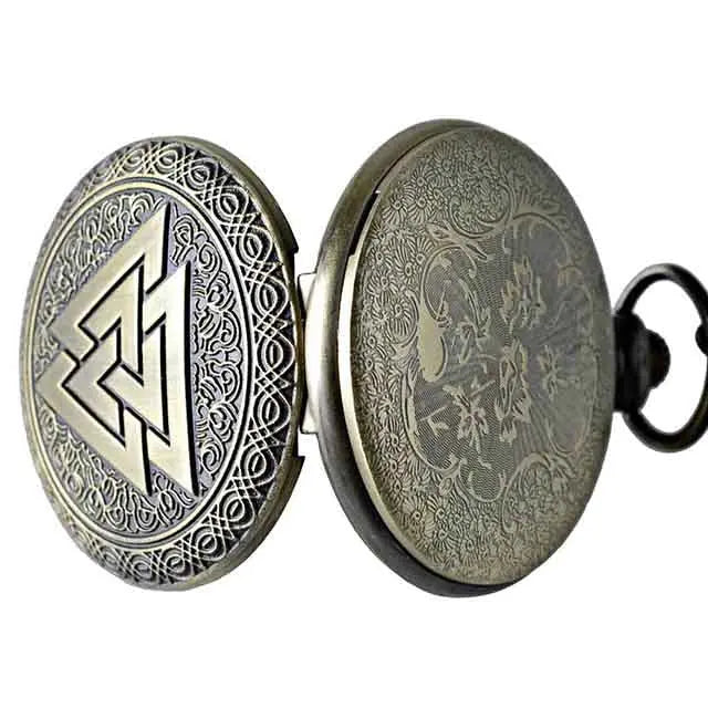 Pocket Watch Valknut - Viking Heritage Store