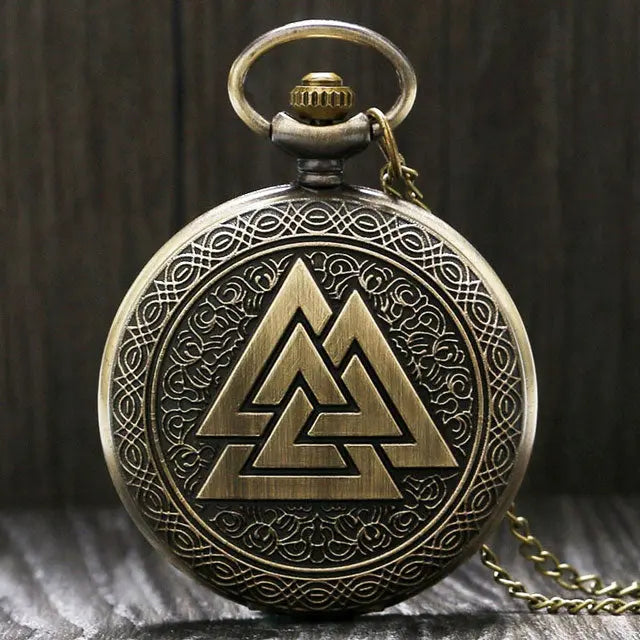 Pocket Watch Valknut - Viking Heritage Store