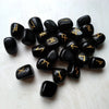 Premium Set of Black Obsidian Runestones-Viking Heritage Store