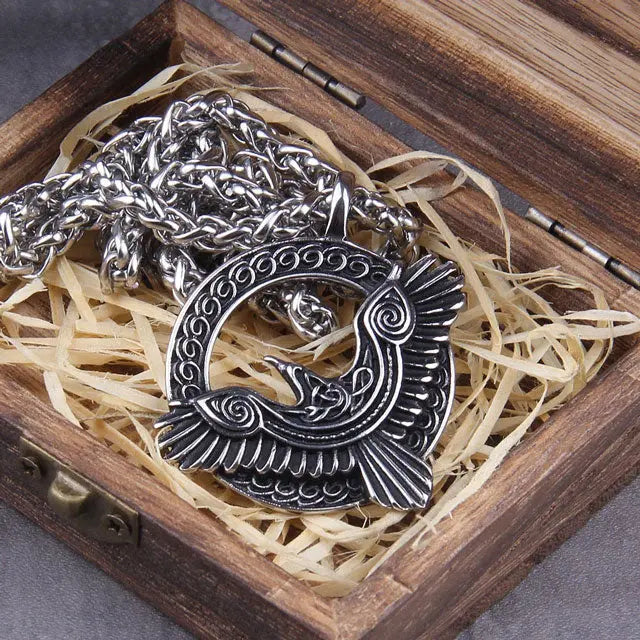 Raven Necklace - Viking Heritage Store