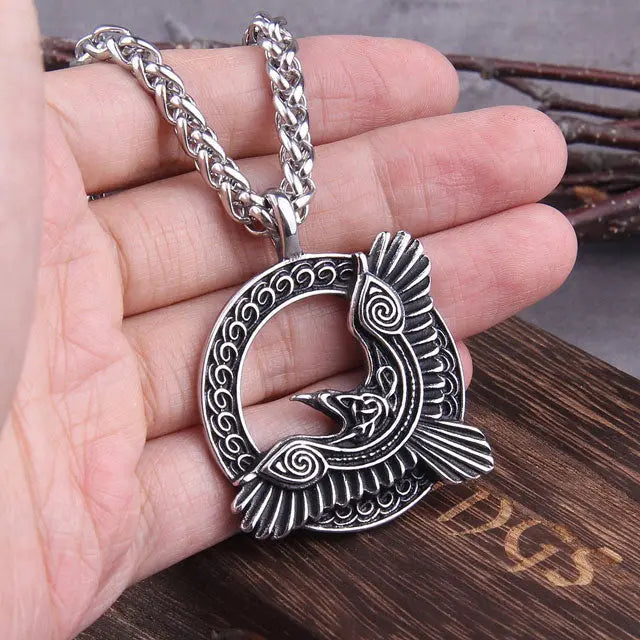 Raven Necklace - Viking Heritage Store