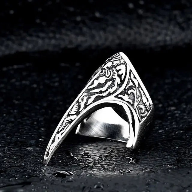 Raven ring - Viking Heritage Store