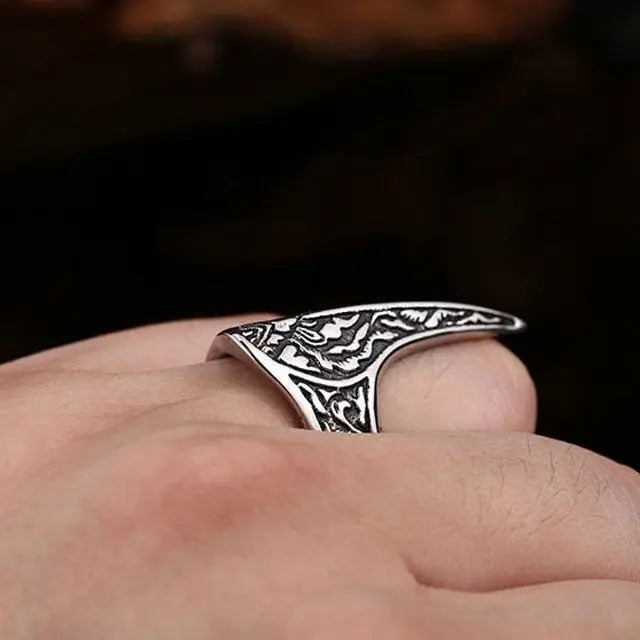 Raven ring - Viking Heritage Store