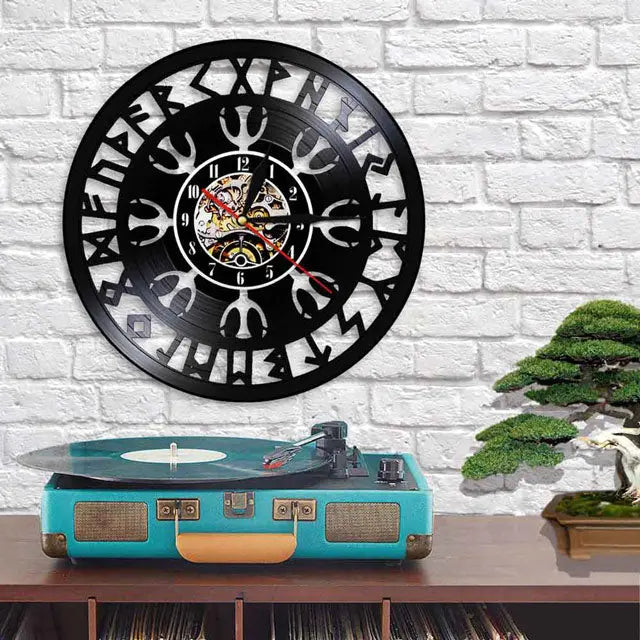 Runes Clock - Viking Heritage Store