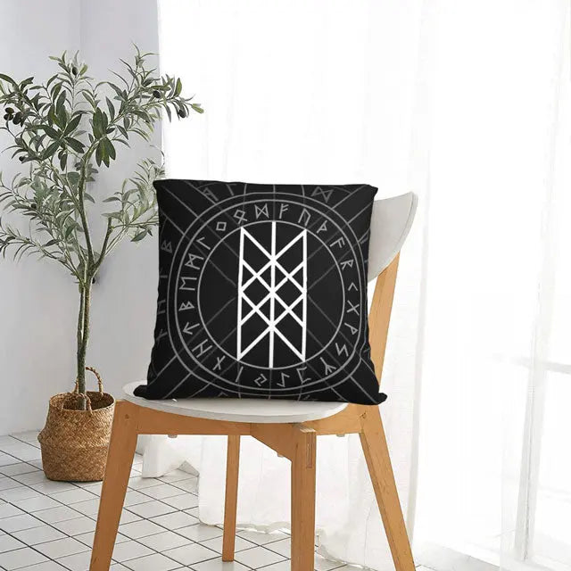 Runes Pillow Case - Viking Heritage Store