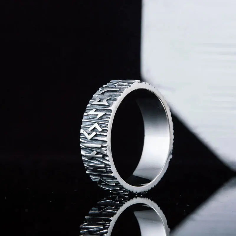 Runic Ring (Silver) - Viking Heritage Store