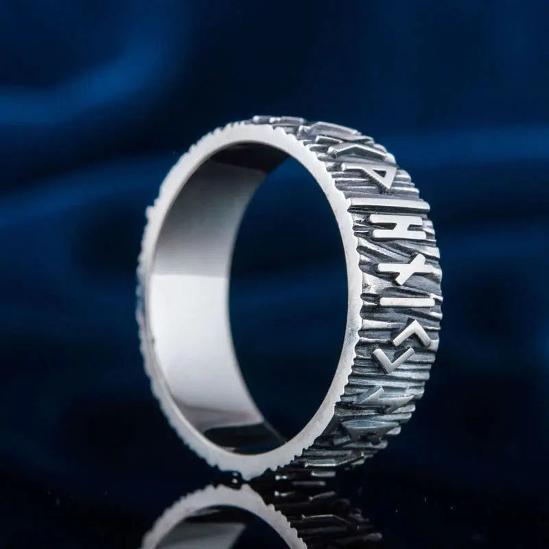 Runic Ring (Silver) - Viking Heritage Store