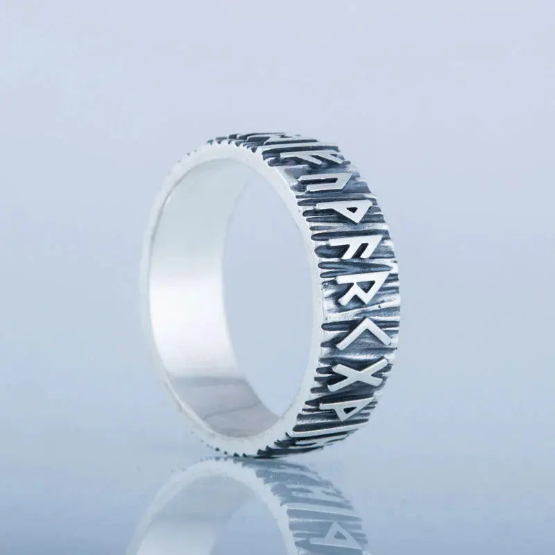 Runic Ring (Silver) - Viking Heritage Store