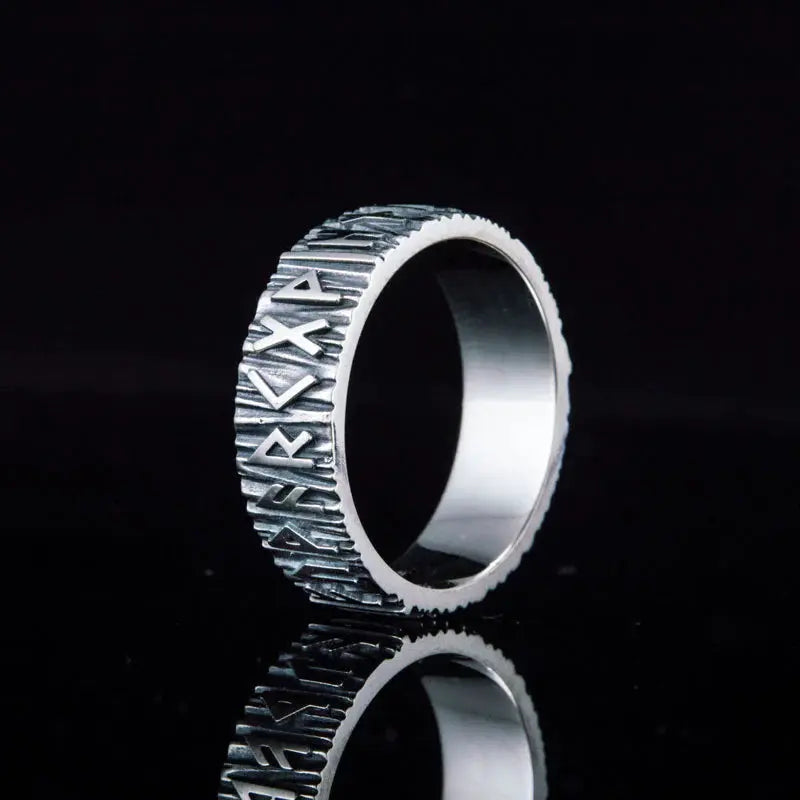 Runic Ring (Silver) - Viking Heritage Store