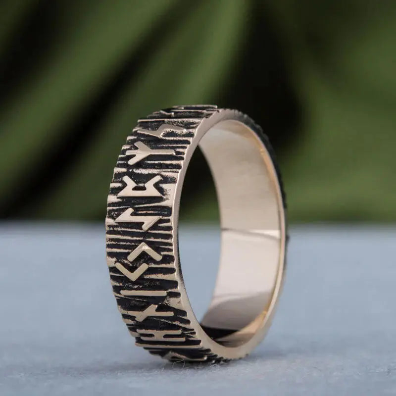 Runiz Ring (Solid Bronze) - Viking Heritage Store