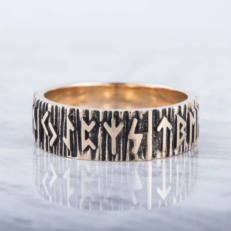 Runiz Ring (Solid Bronze) - Viking Heritage Store