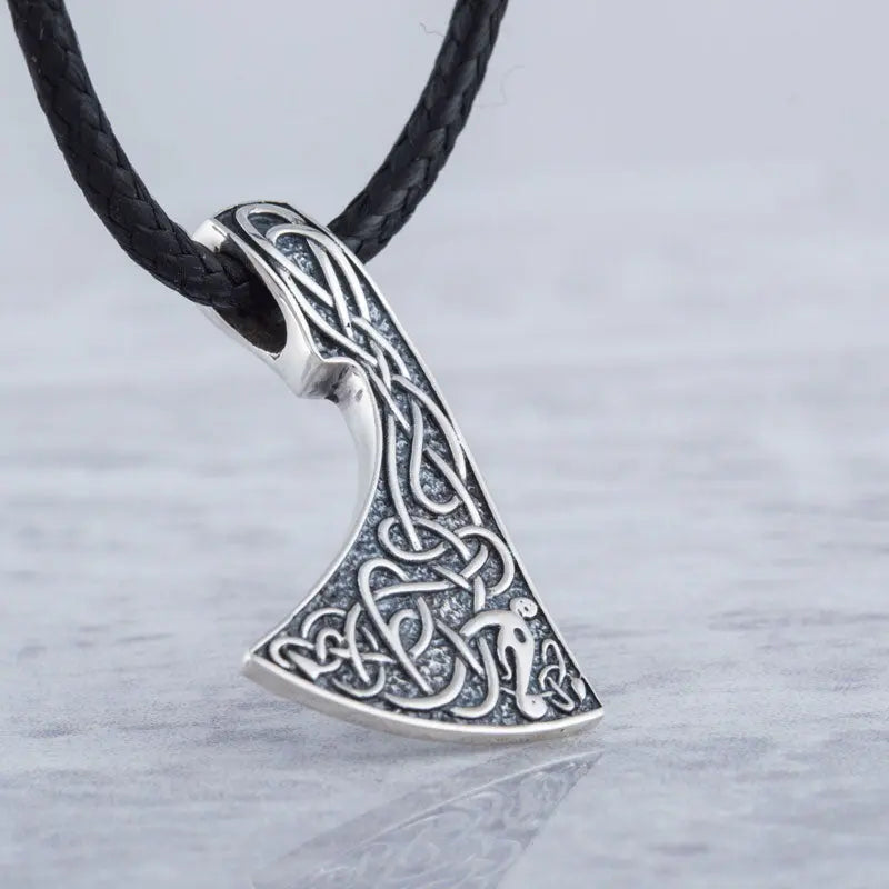 Silver Axe Necklace - Viking Heritage Store