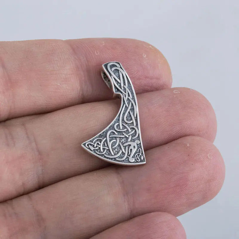 Silver Axe Necklace - Viking Heritage Store