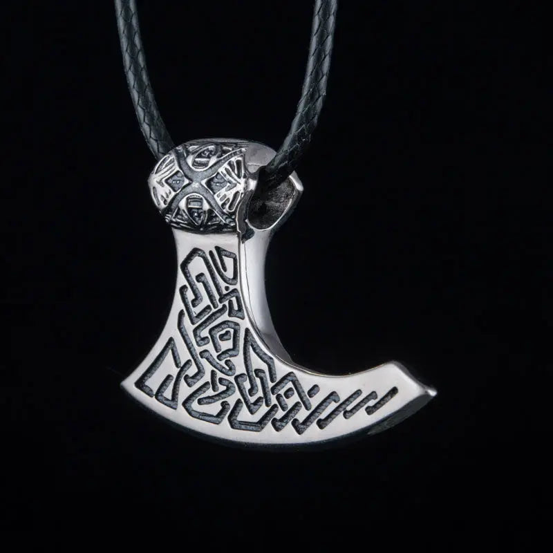 Silver Axe Pendant - Viking Heritage Store