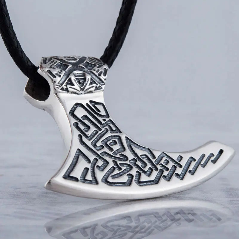 Silver Axe Pendant - Viking Heritage Store