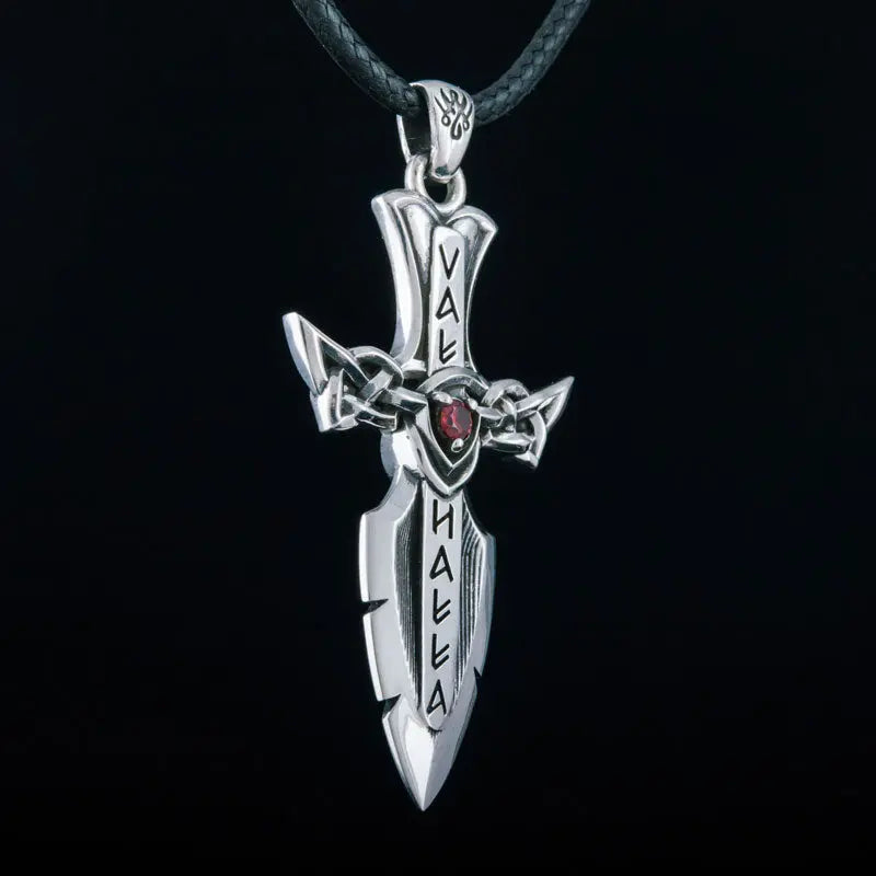 Silver Gungnir Necklace - Viking Heritage Store