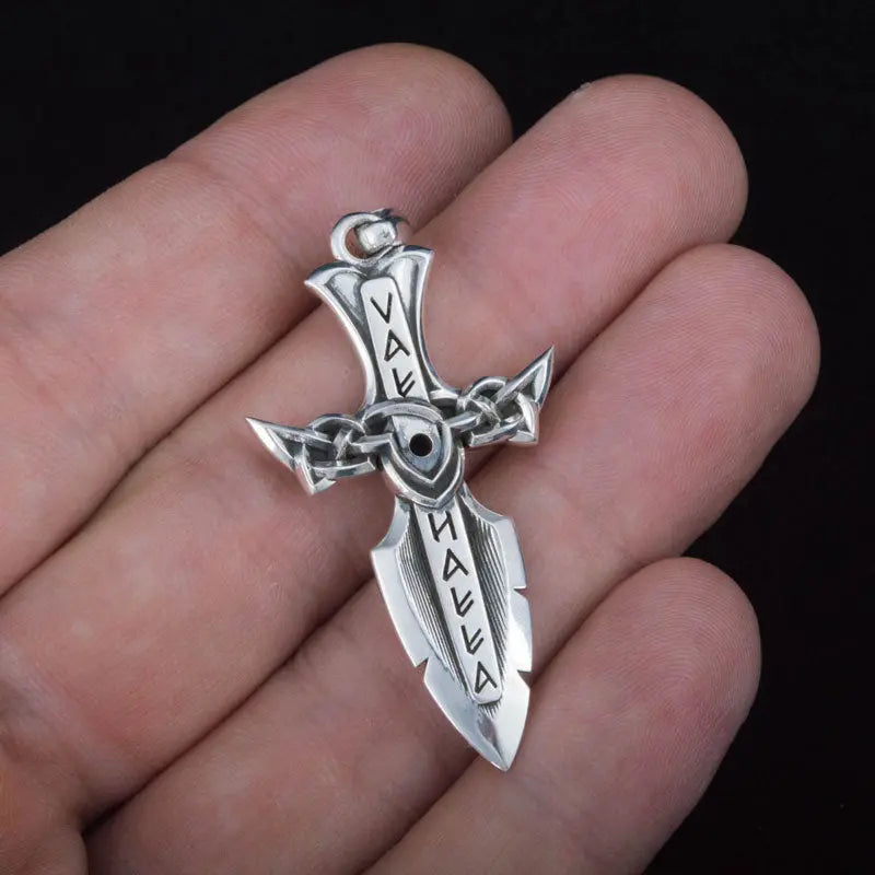 Silver Gungnir Necklace - Viking Heritage Store