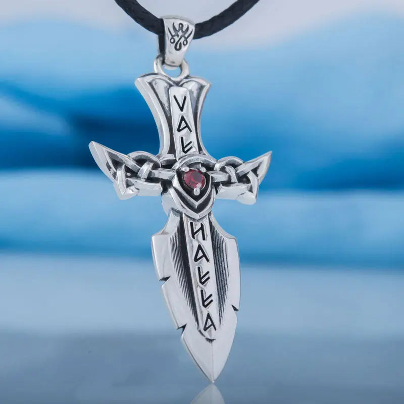 Silver Gungnir Necklace - Viking Heritage Store