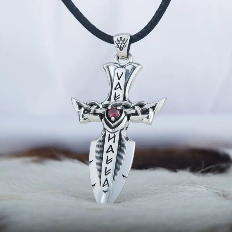 Silver Gungnir Necklace - Viking Heritage Store